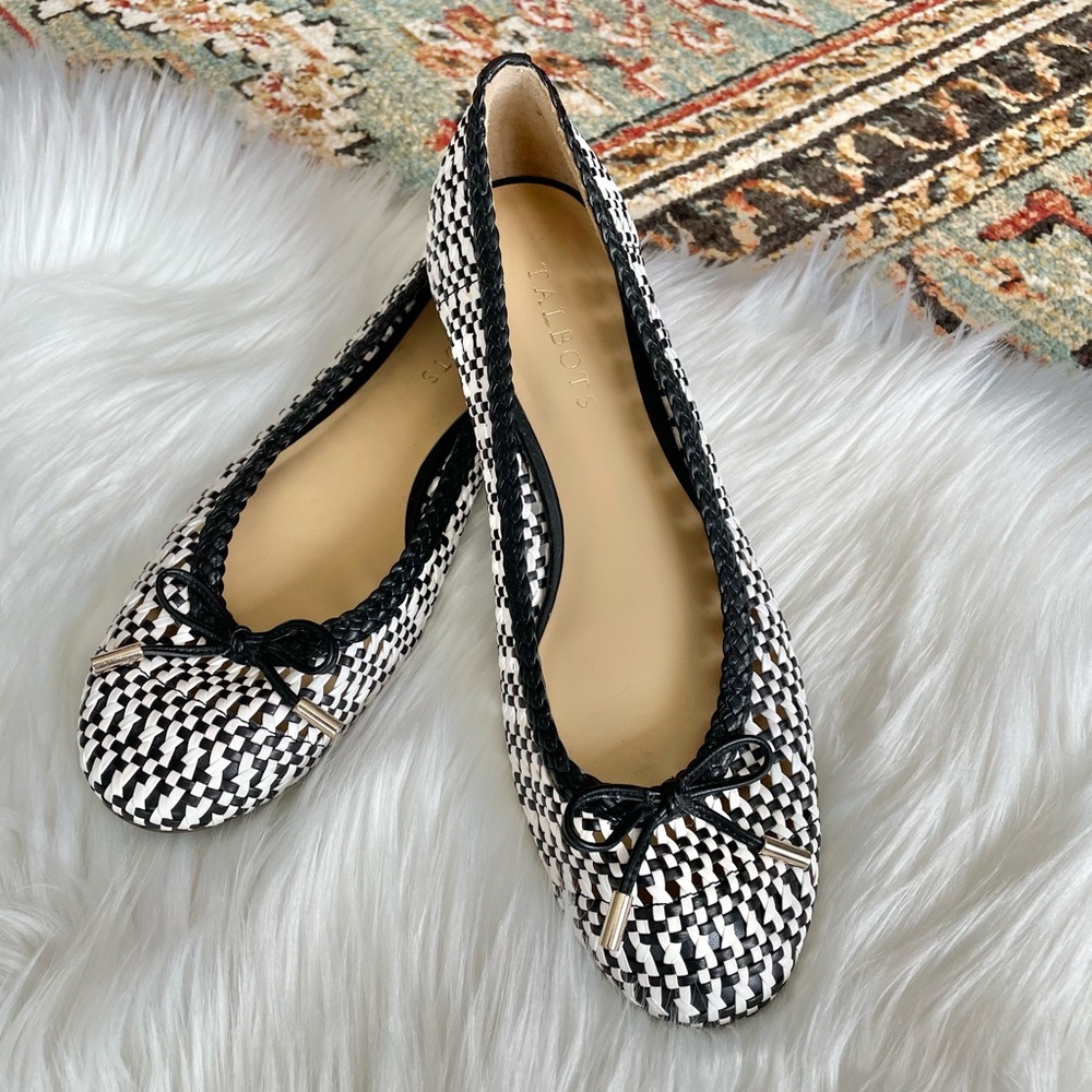 Talbots Olympia Open Weave Ballet Fats